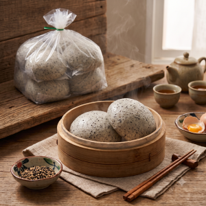 全麥芝麻饅頭(6入/袋)