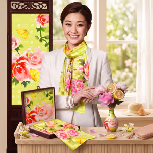 仙草玫瑰領巾180X35cm 仙草玫瑰領巾180x35CM