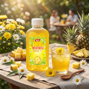 鳳梨菊花飲_0 天圓鳳梨菊花飲490ML
