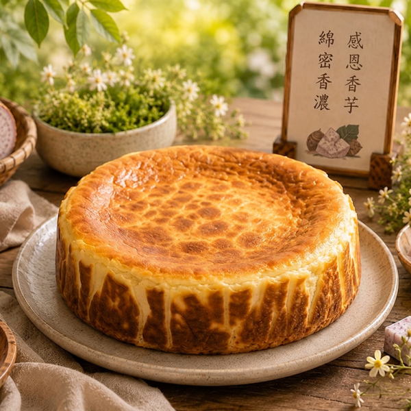 巴斯克乳酪蛋糕-相芋(6吋) 黃金巴斯克蛋糕-香芋(6吋)
