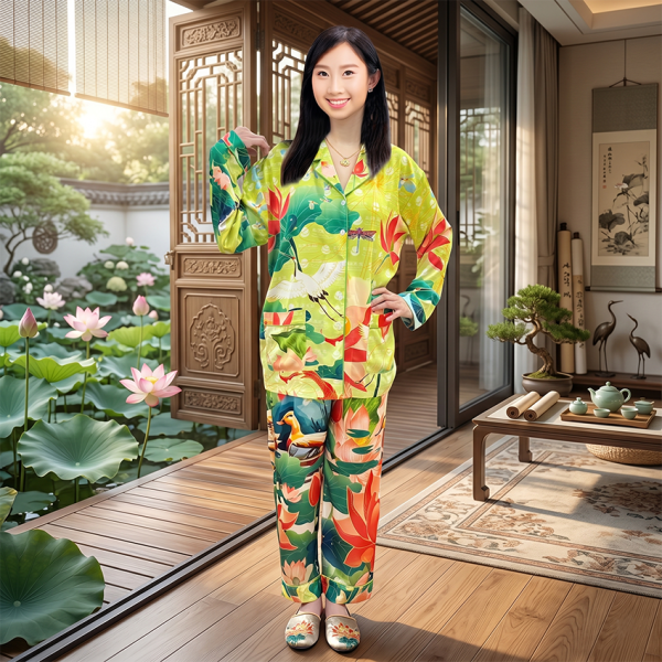 黃金鴛鴦l居家服(絲質)